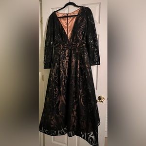 Gorgeous MAC Duggal midi formal gown, was worn once!